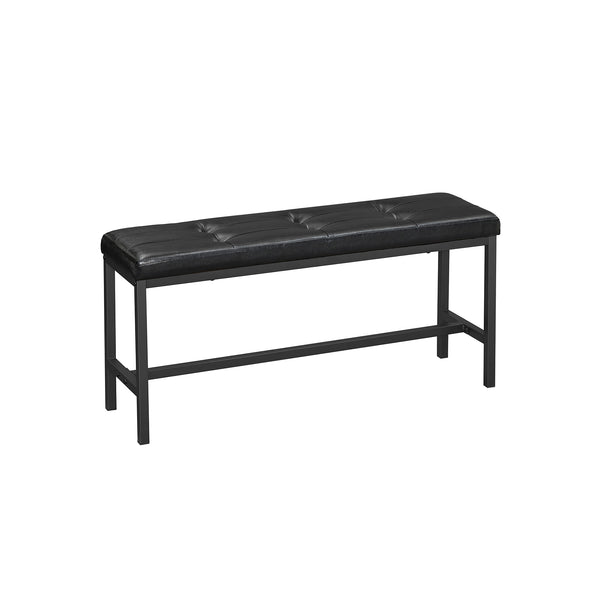 VASAGLE Dining Bench with PU Leather Padded Seat UKTB034B81