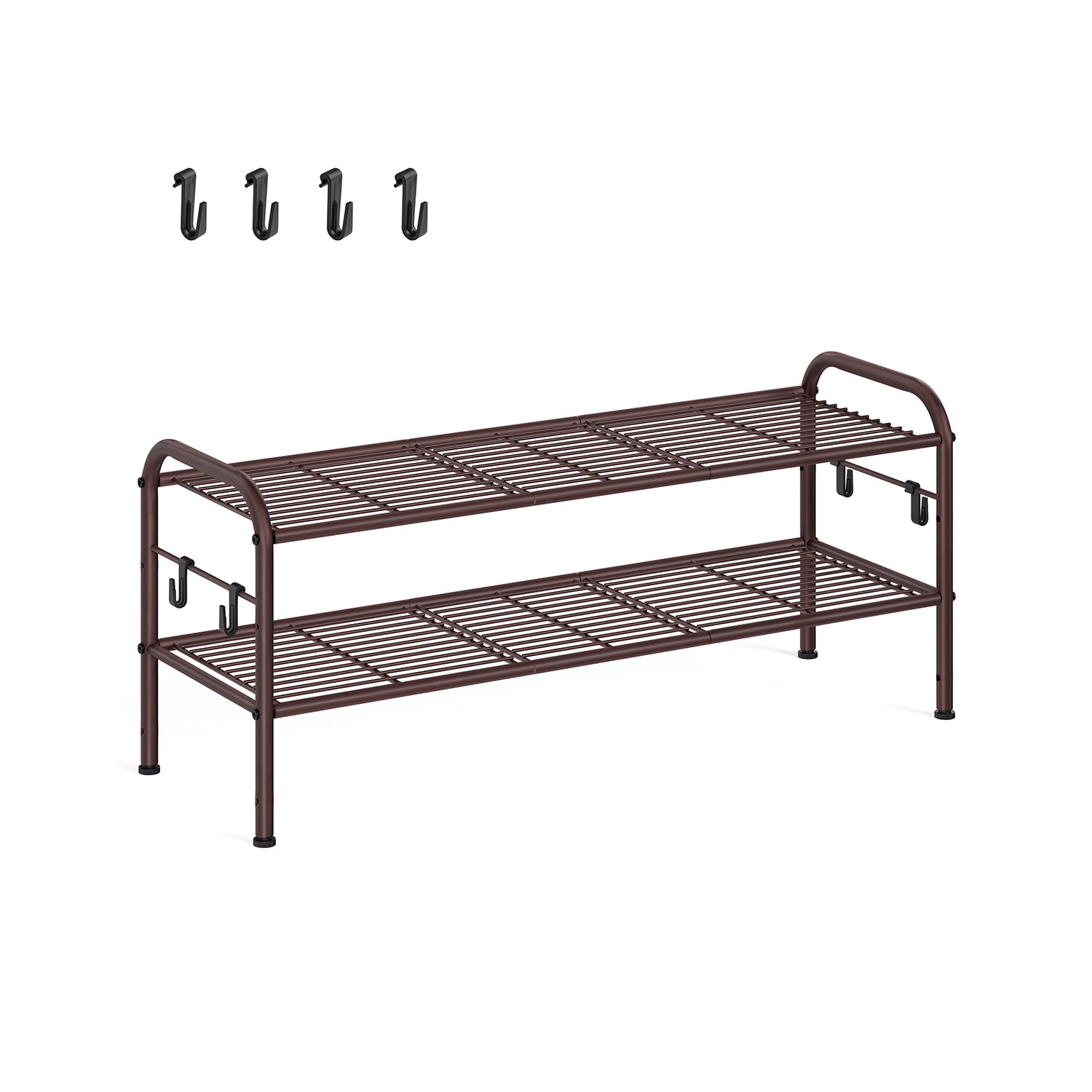 SONGMICS 2-Tier Metal Shoe Rack | SONGMICS HOME