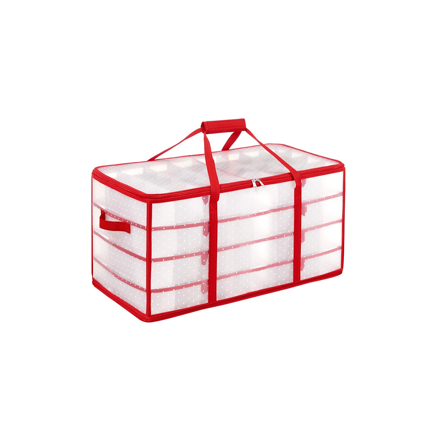 SONGMICS Large Plastic Christmas Storage Container with Lid