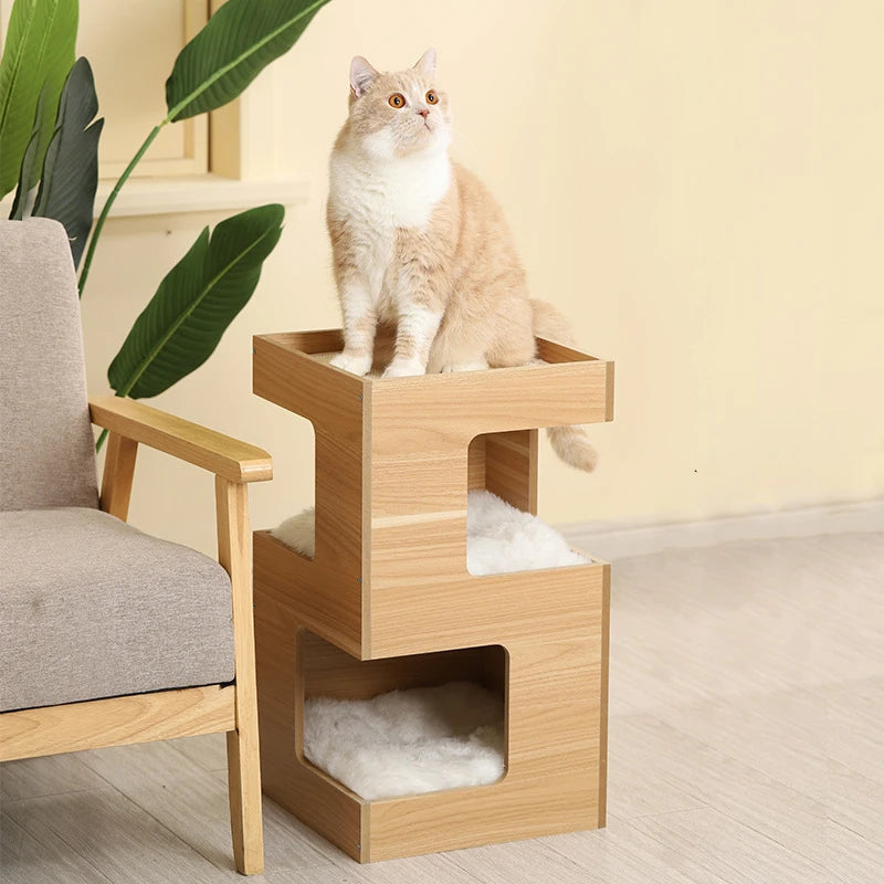 The Compact Solution DIY Small Cat Trees for Limited Spaces SONGMICS HOME