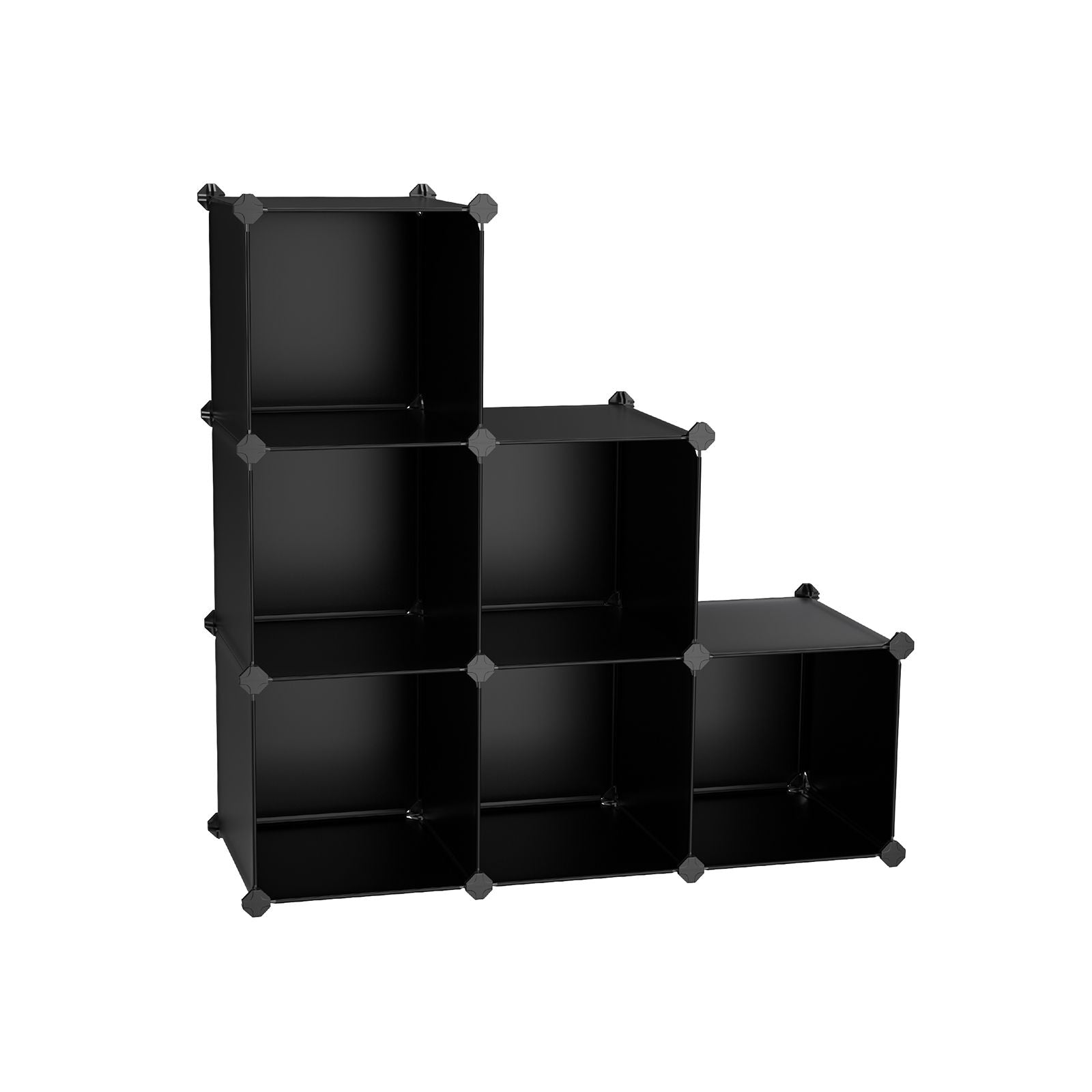 SONGMICS DIY 6 Cube Storage Organizer Cube Bookshelf Pink