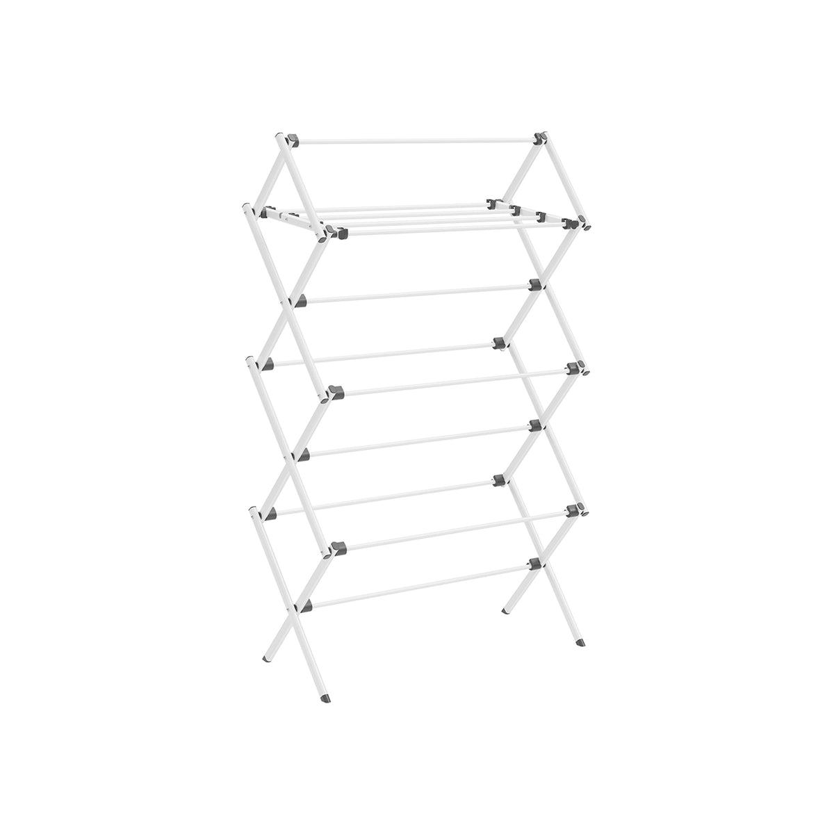 SONGMICS Foldable Clothes Drying Rack with Steel Frame SONGMICS HOME